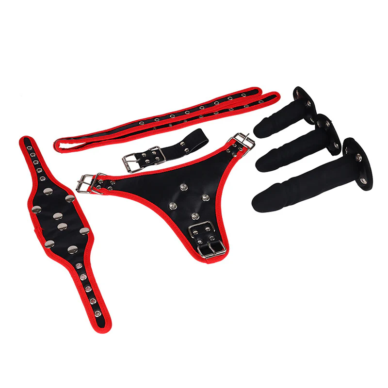 女同四爱穿戴裤套装配可替换通用阴茎 - Image 6